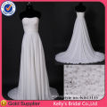 aliexpress flower girls dress designs strapless beading top chiffon latest bridal wedding gowns pictures